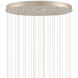 Daze 36 Light 36.5 inch Antique Brass Multi-Drop Pendant Ceiling Light