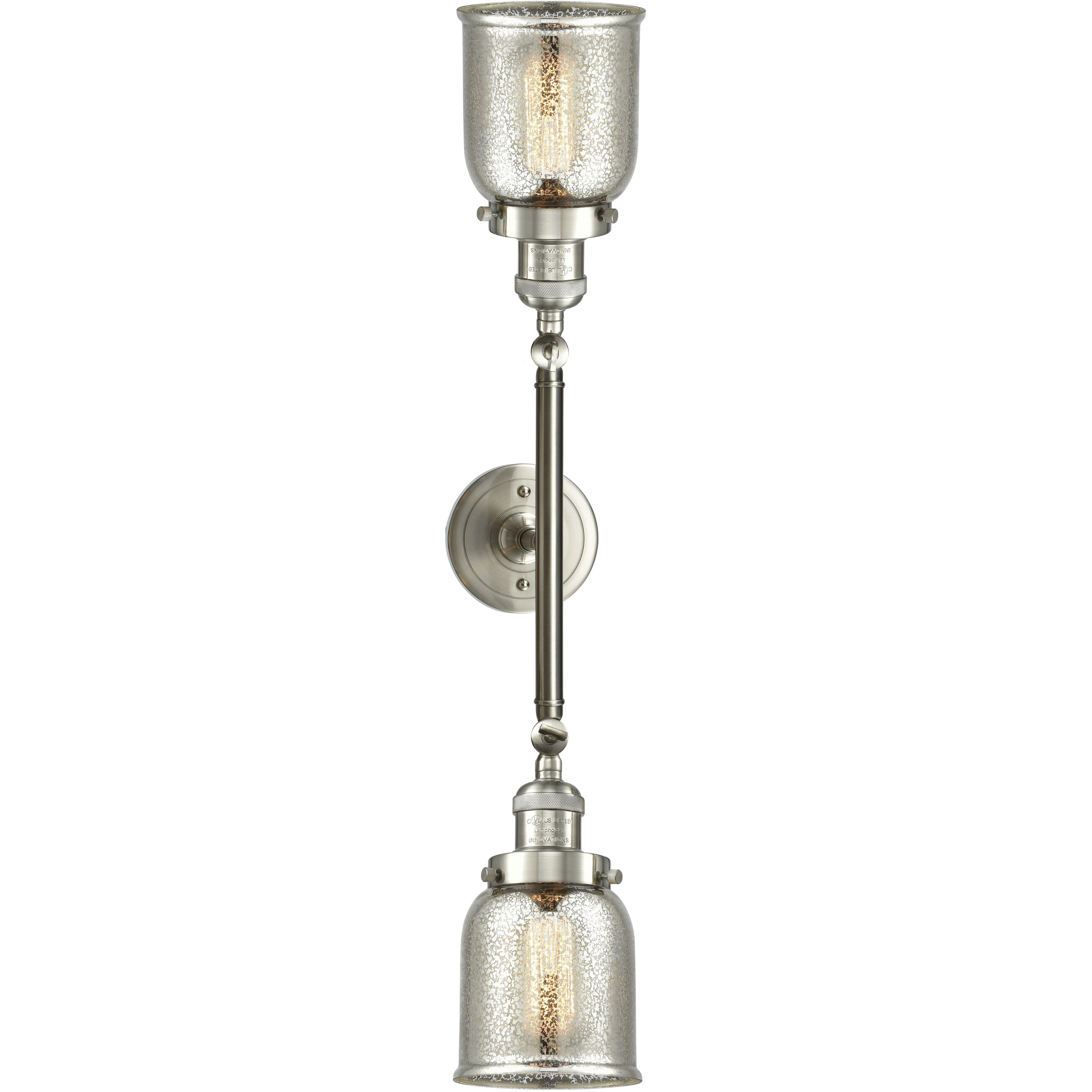 Franklin Restoration Small Bell 2 Light 15.00 inch Bathroom Vanity Light