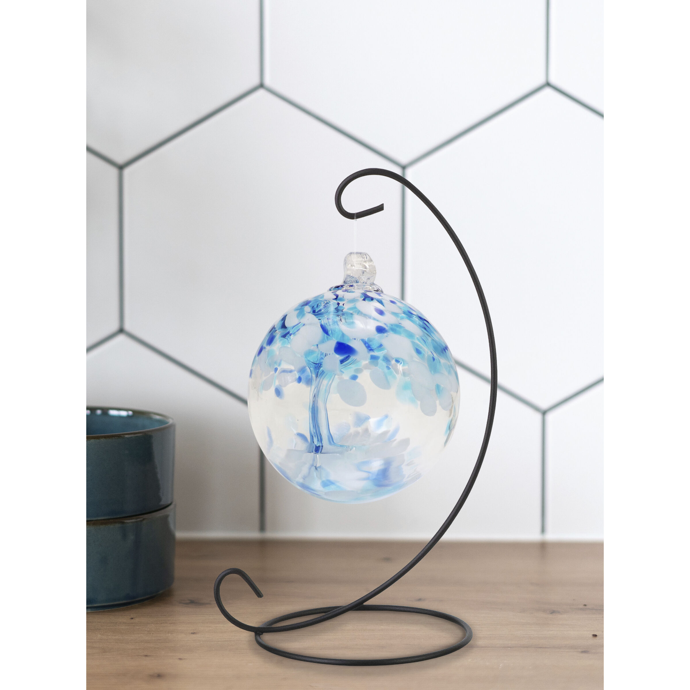 Tree Of Life Multi-color Art Glass Orb