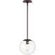 Fort Worth 1 Light 10 inch Oiled Bronze Mini Pendant Ceiling Light