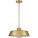 Gilman 1 Light 16 inch Satin Brass Pendant Ceiling Light