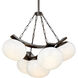 Duxbury 5 Light 31.75 inch Distressed Bronze Chandelier Ceiling Light