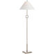 Overhill 50 inch 100.00 watt Silver Floor Lamp Portable Light
