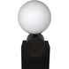 Kate 24 inch 60.00 watt Matte Black Table Lamp Portable Light