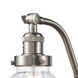 Franklin Restoration Olean 3 Light 29 inch Brushed Satin Nickel Bath Vanity Light Wall Light in Seedy Glass, Franklin Restoration
