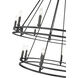 Dennison 20 Light 47.5 inch Matte Black Chandelier Ceiling Light