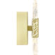 Carolina LED 21 inch Gold Leaf Wall Light