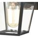 Main Street 1 Light 10 inch Black Outdoor Wall Sconce