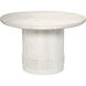 Studded White Wash Bistro Dining Table, Inline