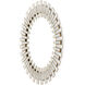 Glasdele 39.5 X 39.5 inch Antique Brass and White Mirror