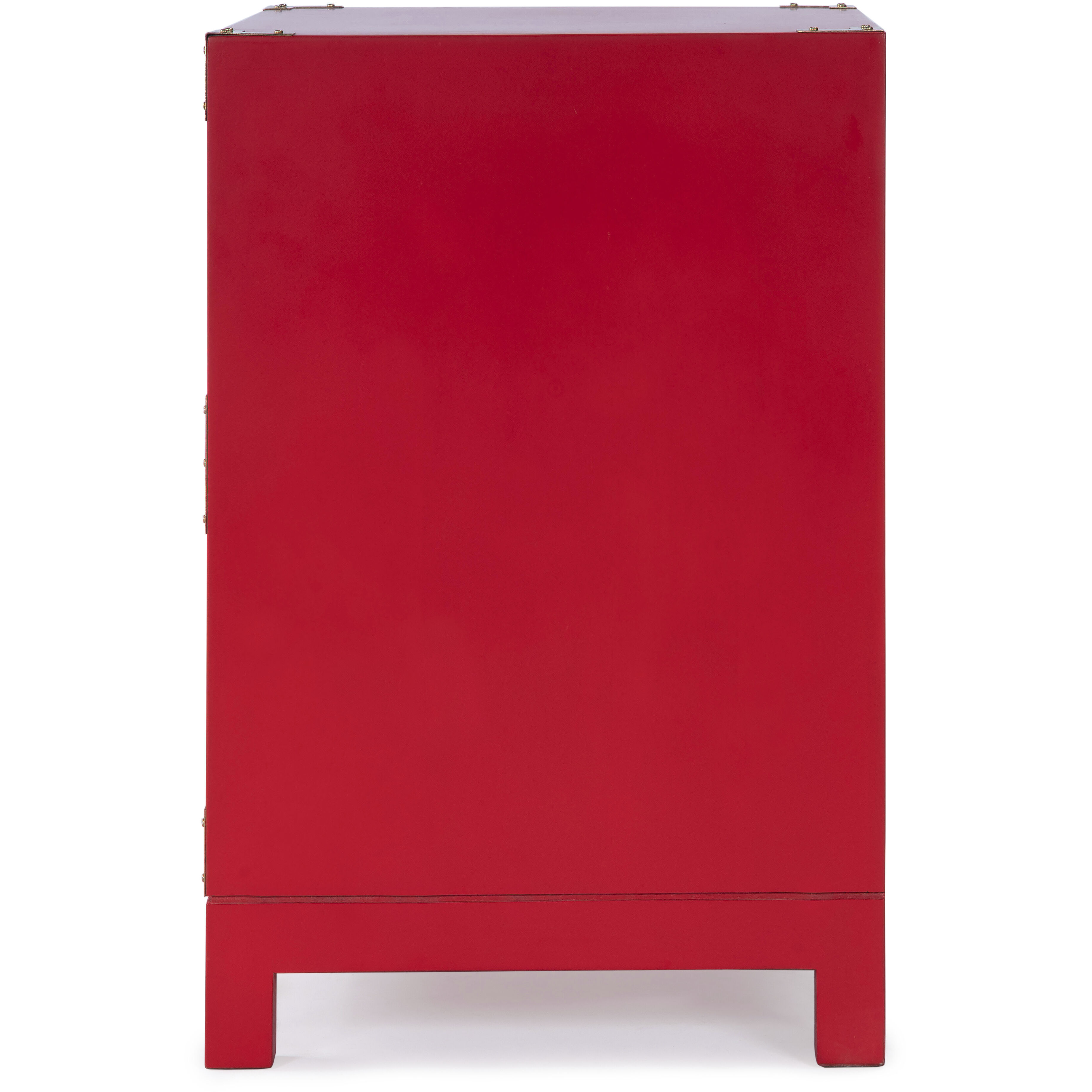 Butler Loft Ardennes Red Campaign Red Chairside Chest