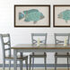 Ocean Wonder Turquoise and Metallic Framed Art, The Studio