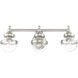 Oldwick 3 Light 24 inch Brushed Nickel Vanity Sconce Wall Light