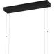 Sylvanus LED 38 inch Matte Black Island Light Ceiling Light