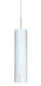 Stilo 16 1 Light 4 inch Satin Nickel Pendant Ceiling Light in Carrera Glass, Incandescent