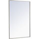Monet 42 X 28 inch Silver Wall Mirror