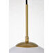 Huntington 1 Light 14 inch Brass Pendant Ceiling Light