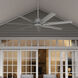 Downtown 60 inch Matte Silver Outdoor Ceiling Fan