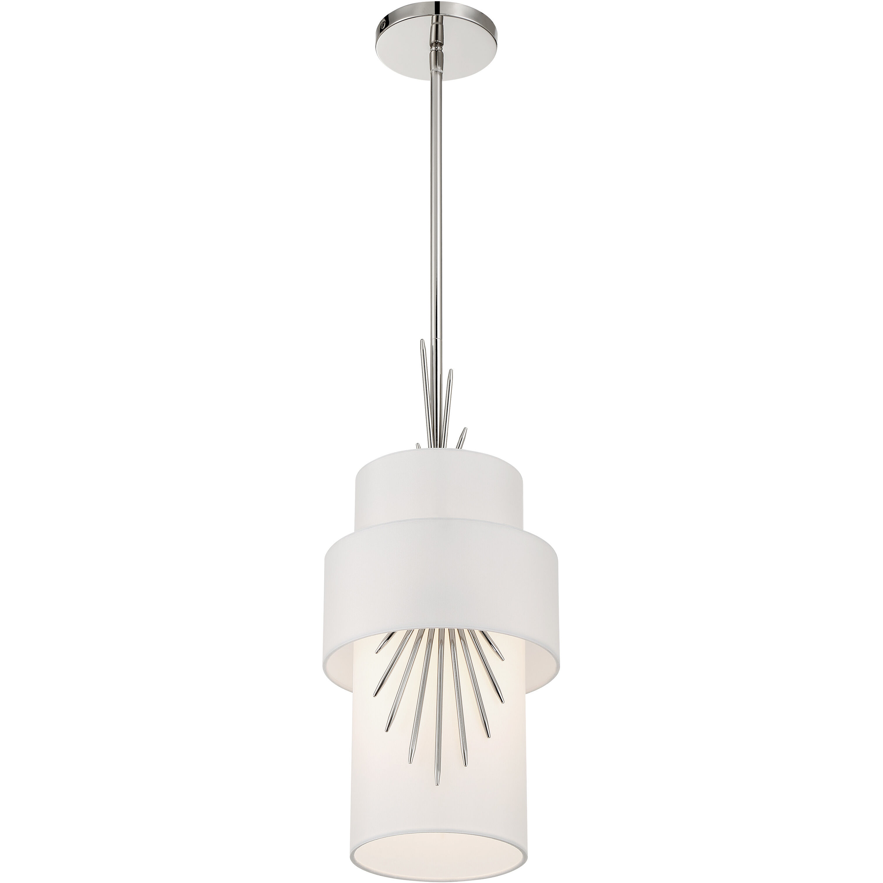 Gramercy 1 Light 8.88 inch Polished Nickel Mini Pendant Ceiling Light