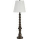 Famar 37 inch Black Marble Table Lamp Portable Light