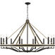 Sonoma 12 Light 47.75 inch Dark Bronze Chandelier Ceiling Light
