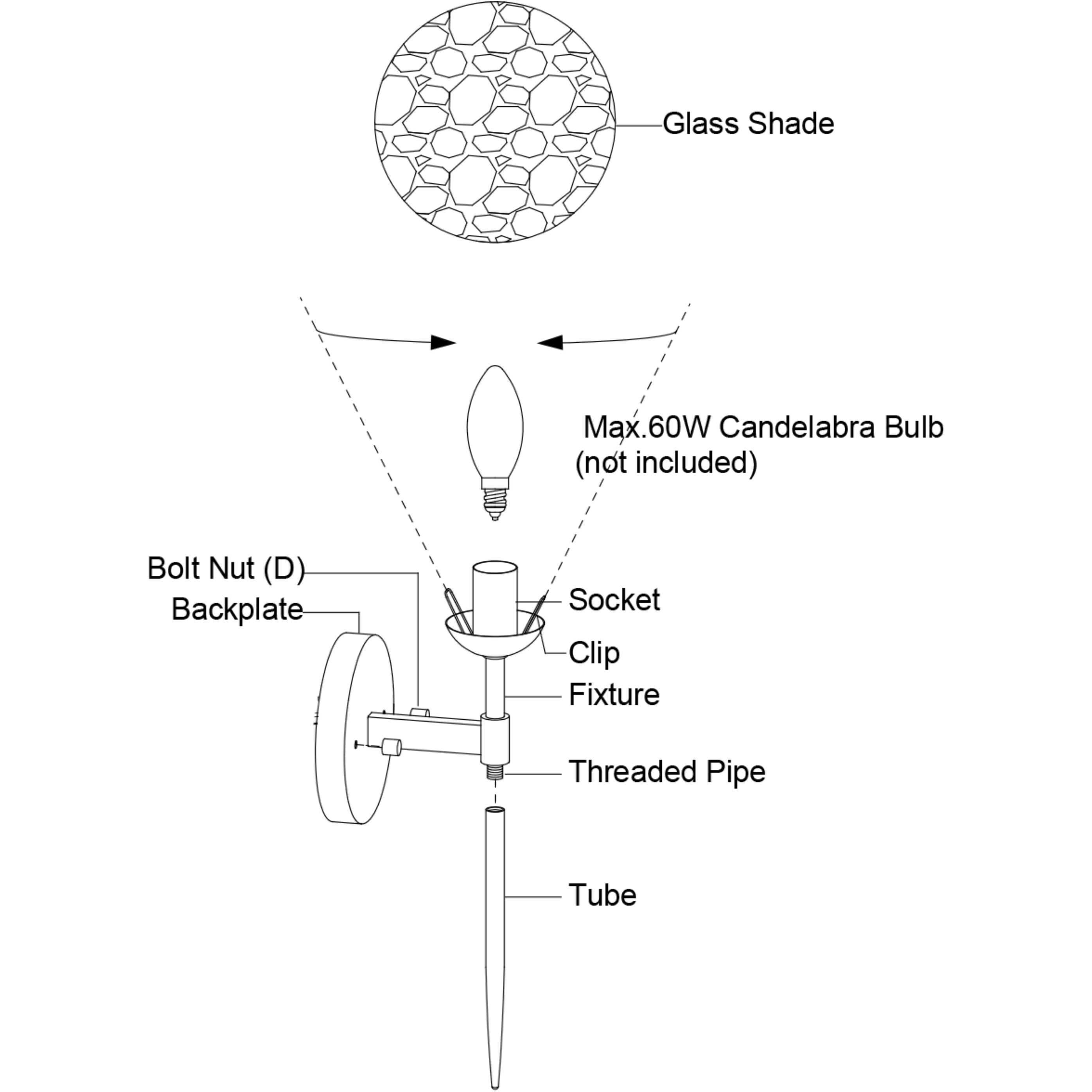 Olson LED 6 inch Satin Nickel Wall Light