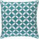 Perimeter 20 X 20 inch Mint and White Pillow Cover