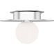 Kelly by Kelly Wearstler Nodes 1 Light 8 inch Polished Nickel Flush Mount Ceiling Light