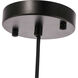 Pierce 1 Light 8 inch Black Pendant Ceiling Light