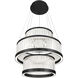 Empra LED 35.2 inch Matte Black Grand Chandelier Ceiling Light