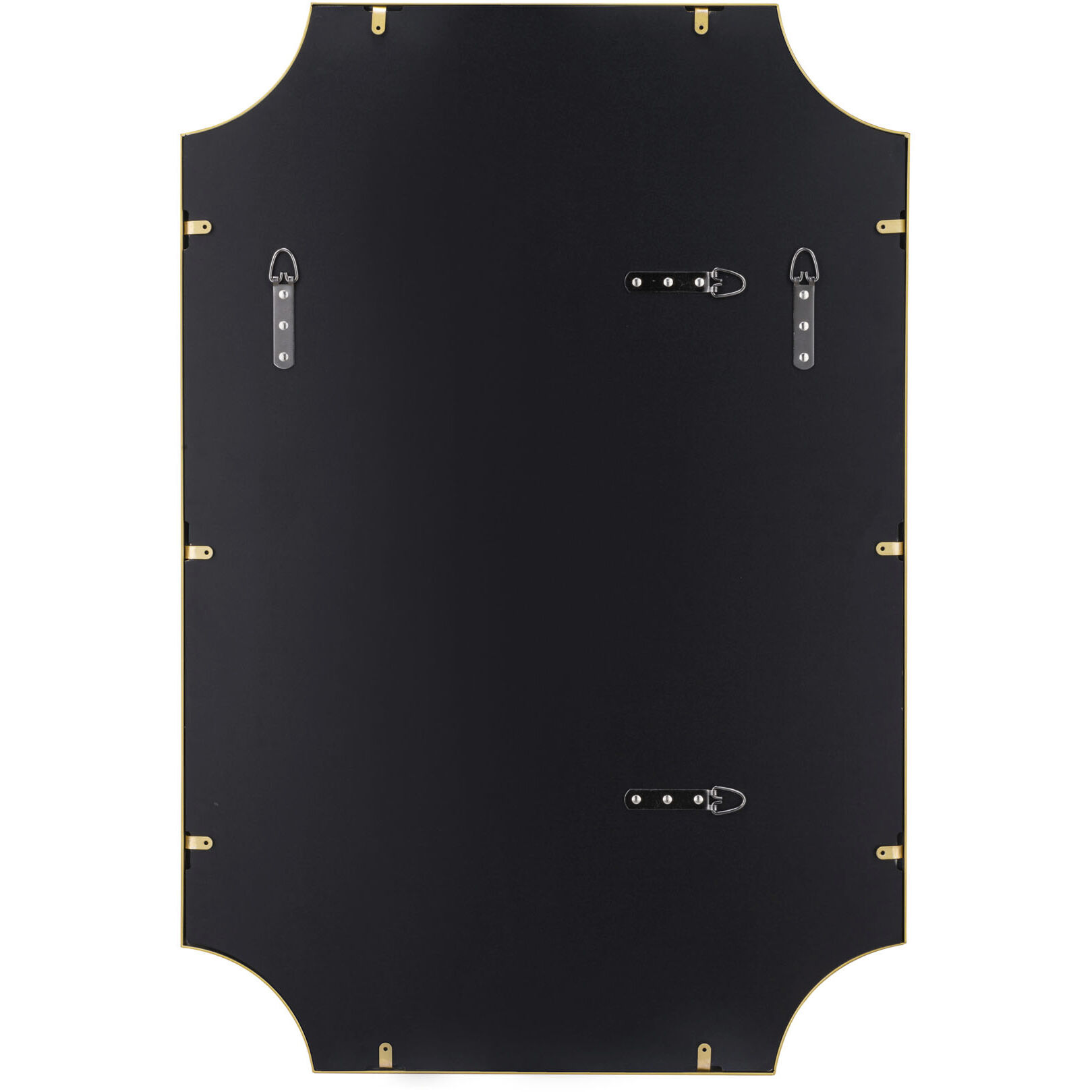 Carlton 33 X 22 inch Gold Wall Mirror, Tamara Day Collaboration