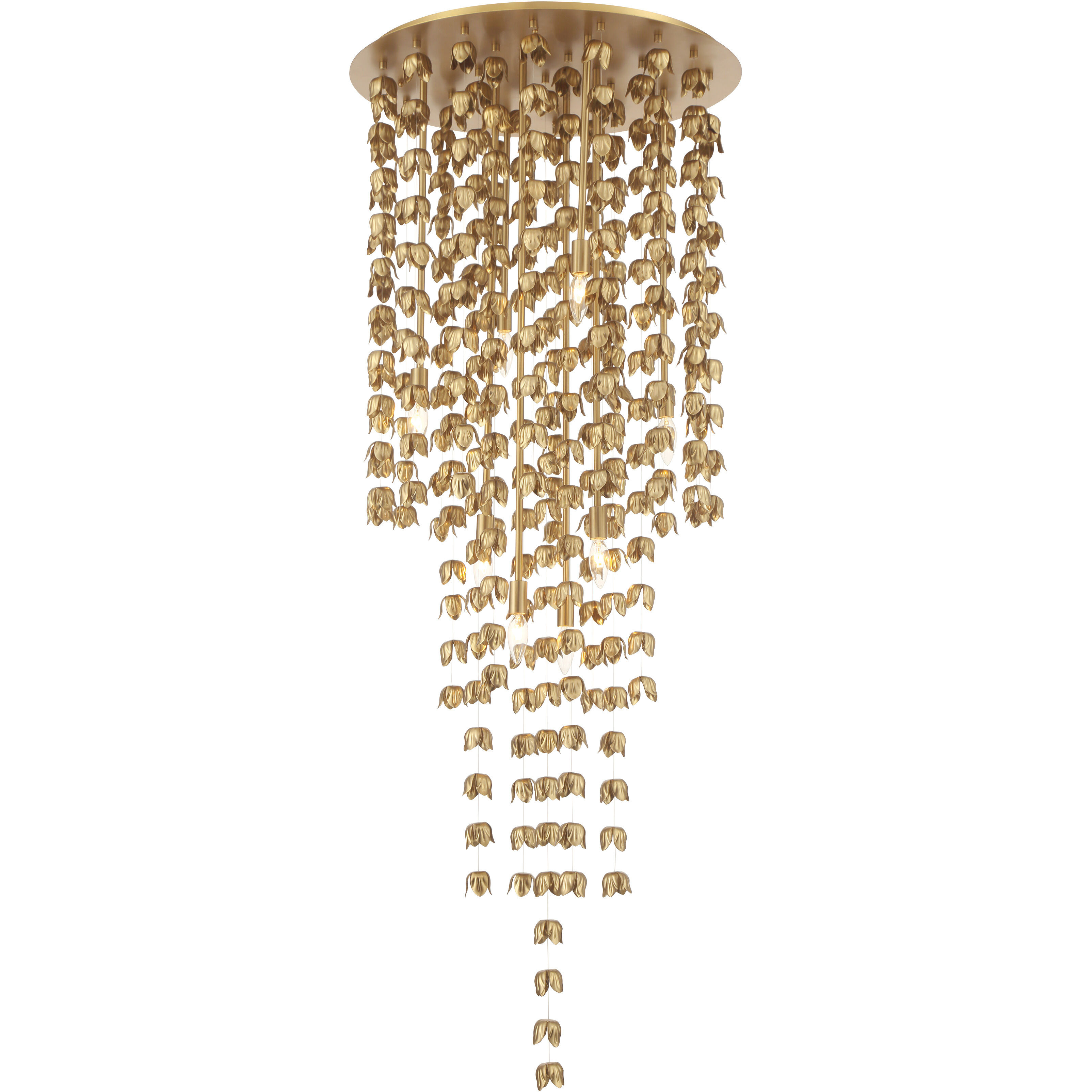 Ashgrove 8 Light 24 inch Legacy Brass Pendant Ceiling Light
