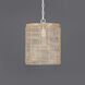 Vannerie 1 Light 7 inch Ecru Mini Pendant Ceiling Light