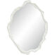 Tida 40 X 30 inch Matte White Mirror
