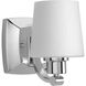 Glance 1 Light 5 inch Polished Chrome Bath Vanity Wall Light, Design Series