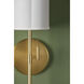 Fawn 1 Light 4.75 inch Aged Brass Wall Sconce Wall Light