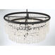 Shimmering Elegance 9 Light 36 inch Sand Coal Chandelier Ceiling Light