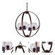 Frankie 4 Light 22 inch Antique Bronze Foyer Pendant Ceiling Light