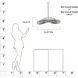 Langley 1 Light 32.25 inch Dark Matte Black Pendant Ceiling Light