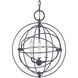 C&M by Chapman & Myers Bayberry 3 Light 16 inch Weathered Galvanized Pendant Ceiling Light