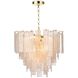 Glacier 8 Light 21 inch Clear Chandelier Ceiling Light, Small