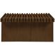 Fletcher 50 X 32.25 inch Brown Outdoor Coffee Table