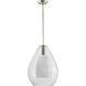 Carillon 1 Light 15 inch Brushed Nickel Pendant Ceiling Light