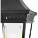 Estate Series Chapel Hill 2 Light 27.25 inch Museum Black Outdoor Wall Mount Lantern, Heritage