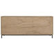 Herringbone 76.5 X 20 inch Matte Black Sideboard