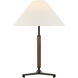 Ray Booth Amaya 20 inch 6.50 watt Weathered Iron and Dark Walnut Table Lamp Portable Light