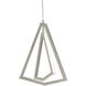Gianna LED 13 inch Satin Nickel Pendant Ceiling Light