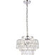 Mila 3 Light 14 inch Chrome Pendant Ceiling Light