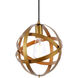 Celeste 1 Light 9.8 inch Brass Pendant Ceiling Light