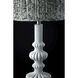 Ambrose 27 inch 100 watt White Table Lamp Portable Light, Large
